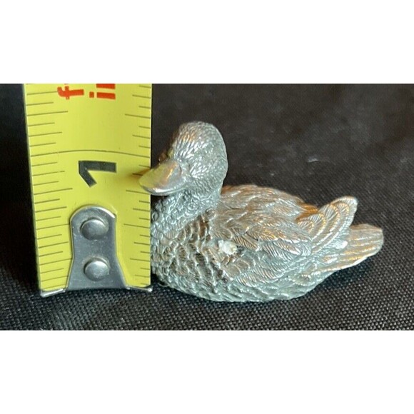 Royal Selangor 1994 Pewter  Ducks 54-7422 Flaw Missing Small Piece Of Pewter - Picture 8 of 10